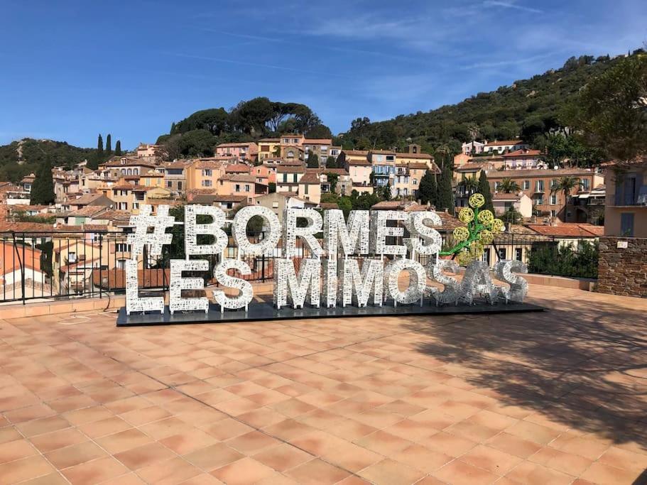 Agreable T3, Bormes Les Mimosas Apartment ภายนอก รูปภาพ